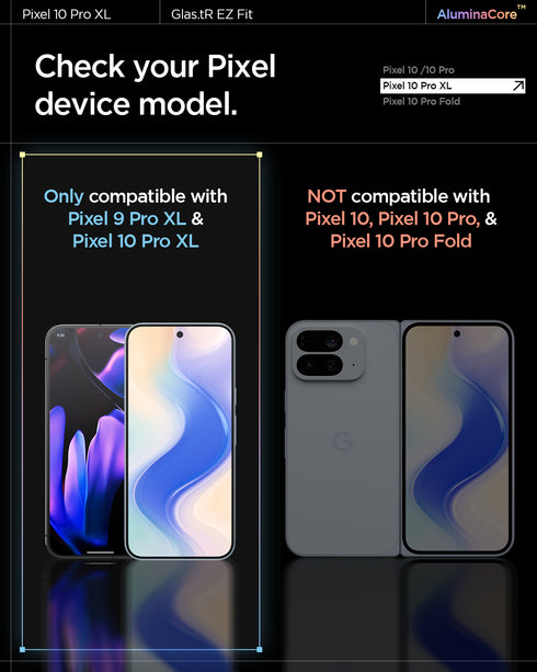 Spigen Защитное стекло для Pixel 10 Pro XL – GLAS.tR EZ Fit (2 шт.)